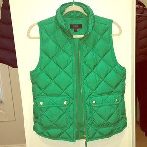 J.CREW green vest size small